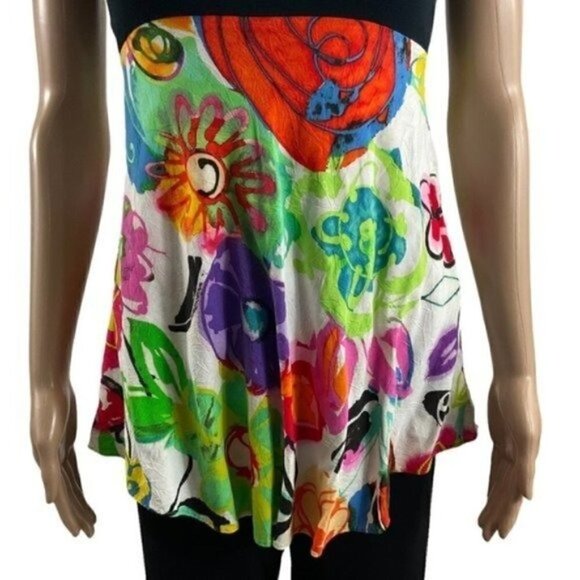 Just for fun by jams world tube top rayon potpourri W632-PORI x-Small - Picture 3 of 14